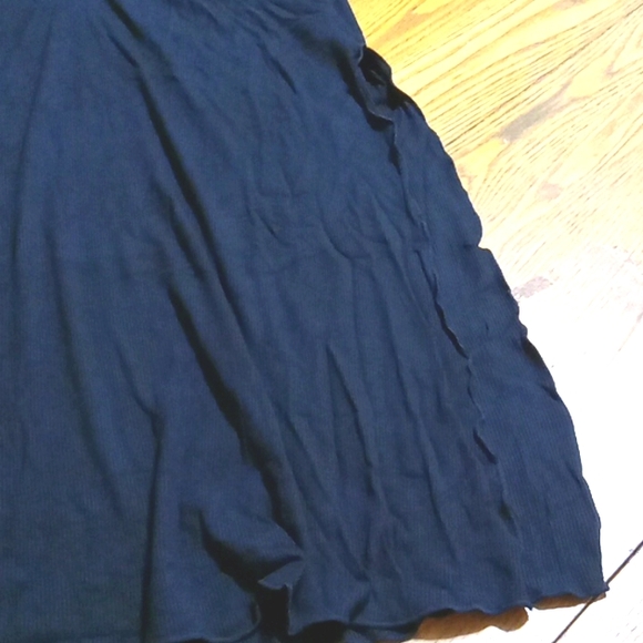 HALARA Womens Skirt Medium New BLACK LONG Work Business Casual RIBBED MIDI - Picture 7 of 9